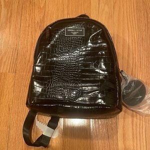 Small black backpack